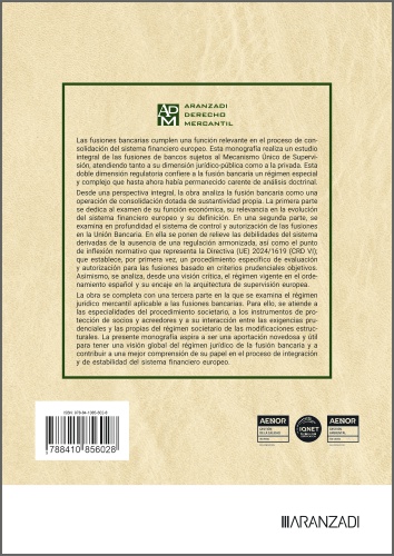 Las fusiones bancarias Aspectos prudenciales y societarios
