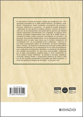 Jurisdicción. Competencia. Partes procesales. Acumulación de acciones y procesos. Abstención y recusación