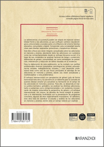 Menores, jóvenes y adicciones