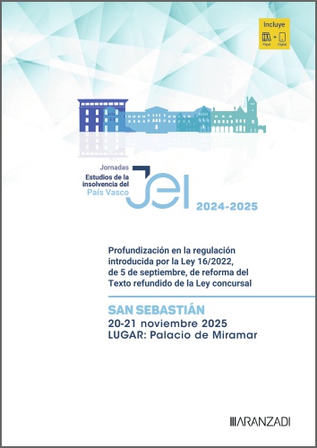 Estudios de la Insolvencia del País Vasco. Jornadas Donosti (20-21 noviembre 2025)