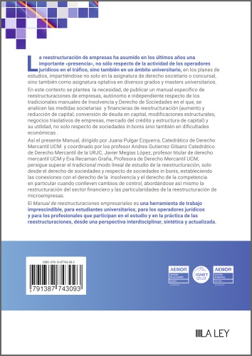 Manual de reestructuraciones empresariales